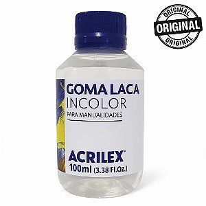 Goma Laca Incolor 100 ml Seladora e Verniz Transparente