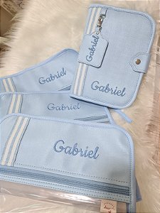 Kit Porta caderneta de Vacinação com Saquinhos Organizadores