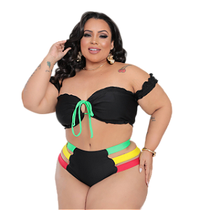 Biquíni Reggae Ciganinha Slim e Plus Size P, M, G, GG, EXG