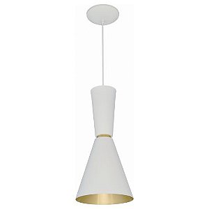 PENDENTE CINTURATO 872 - BRANCO TEXTURIZADO EXTERNO - BRANCO INTERNO