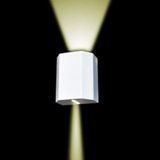 Arandela Externa Facho Duplo Sextavada Multi foco Branca - Acende A Luz