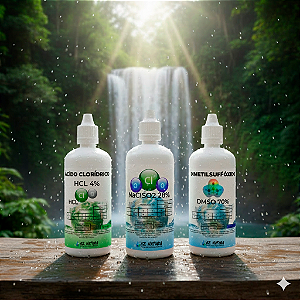 KIT PLUS SANEANTE DE ÁGUA 120ML + 120ML + 120ML - EMBALAGEM PLÁSTICA