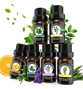 Kit 6 Óleos Essenciais 100% Puros Óleo Essencial Natural