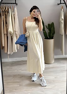 VESTIDO MIDI ALCINHA BASIC