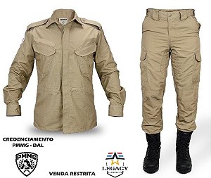 Fardamento PMMG Conjunto B1 Calça + Gandola Santista Legacy