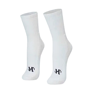 1 Par de Meias Branca Cano Médio Educação Física Hagis Feline