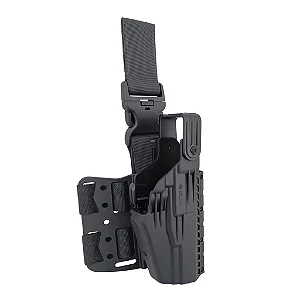 Coldre Hunter SP Bélica c/ plataforma de perna p/ Glock Taurus Bereta