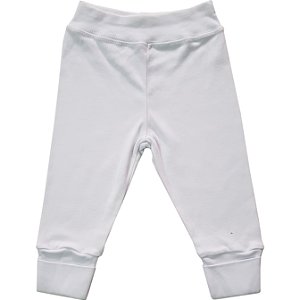 Calça Bebê Suedine Branco