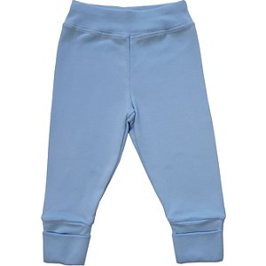Calça Suedine Azul Bebê