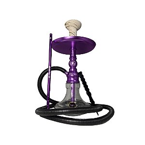 Narguile Completo Twister Roxo