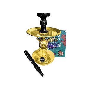 Narguile completo Alfarid Setop Dourado