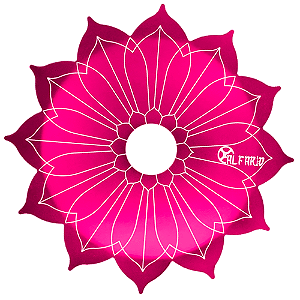 Prato Coroa Alfarid Dib Médio Rosa
