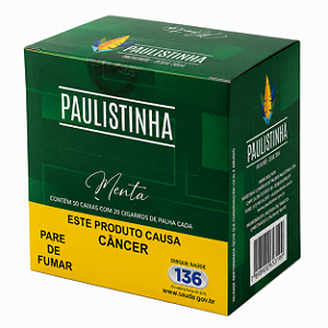 Palheiro Paulistinha Menta Caixa com 10