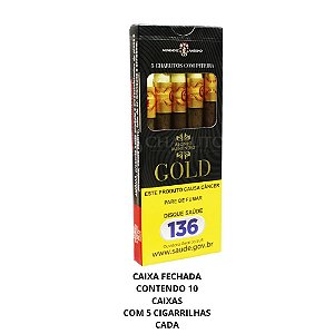 Cigarrilha Alonso Menendez Gold Caixa com 10 Unidades