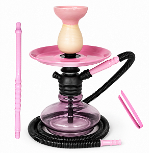 Narguile Completo Rosa para Presente