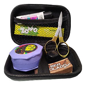 Case Fumo Headshop Estojo Para Seda Dichavador Cuia