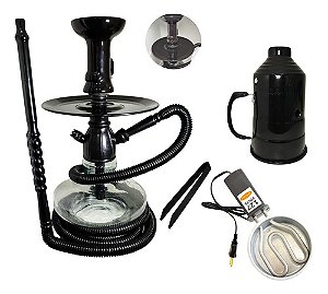 Narguile Kit Completo Barato Fogareiro Abafador Pegador Uso