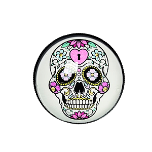 Dichavador Metal 3 Partes Caveira Mexicana