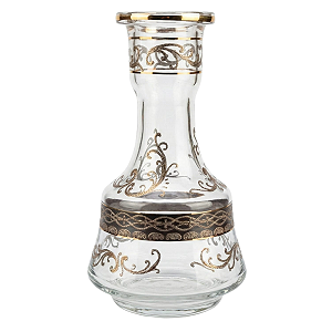 Vaso Hot 26CM Detalhes dourado