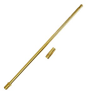 Piteira Narguile Slim Fina Aluminio Elegante Universal Cores Dourado