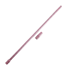 Piteira Narguile Slim Fina Aluminio Elegante Universal Cores Rose