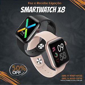 smartwatch x8 atende ligação