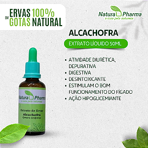 Extrato Fluido de Alcachofra - 50ml