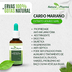 Extrato Fluido de Cardo Mariano - 50ml