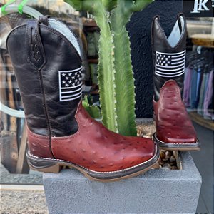 Bota Texana Avestruz Franca Boots