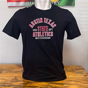 Camiseta Austin Western Preta