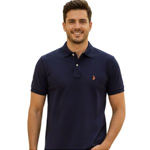 Polo Austin Western Azul Marinho