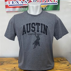 Camiseta Austin Western Mescla Escuro