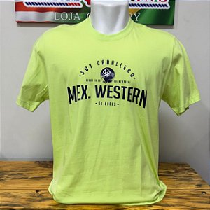 Camiseta Estampada Ox Horns Verde Limão