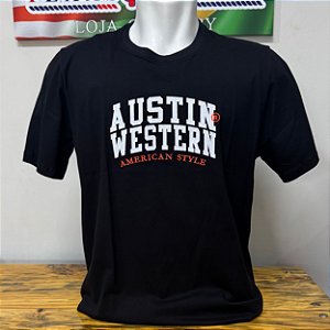 Camiseta Austin Western Preta