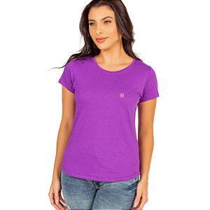 T-shirt Básica Roxa Ox Horns