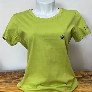 T-shirt Básica Verde Limão Ox Horns