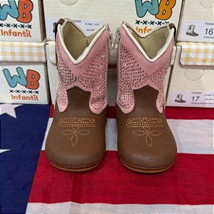 Bota Strass Infantil Walk Baby