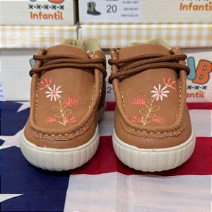 Tênis Flowers Infantil Walk Baby