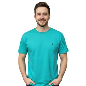 Camiseta Básica Austin Western Turquesa