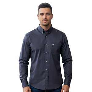 Camisa Manga Longa Okan Western Chumbo