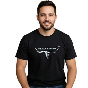 Camiseta Texas Edition Preta Long