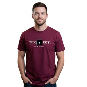 Camiseta Texas Edition Bordô.