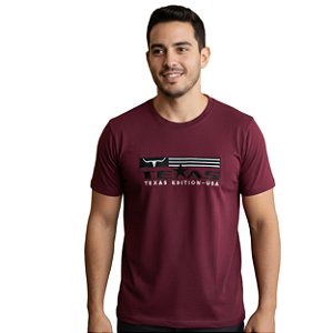 Camiseta Texas Edition Vinho