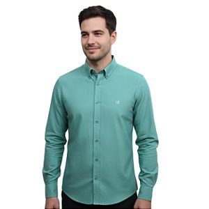 Camisa Manga Longa Okan Western Verde