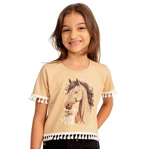 Cropped Infantil Cavalo Ox Horns