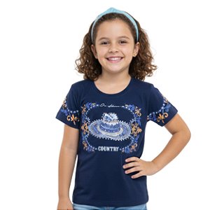T-shirt Infantil Chapéu Mexicano Ox Horns