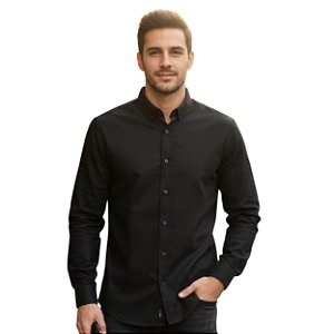 Camisa Manga Longa On Top Preta