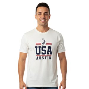Camiseta Bordada Austin Western Off