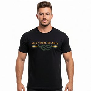 Camiseta Bordada Bull Roper Preta