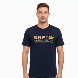 Camiseta Bordada Bull Roper Azul Marinho